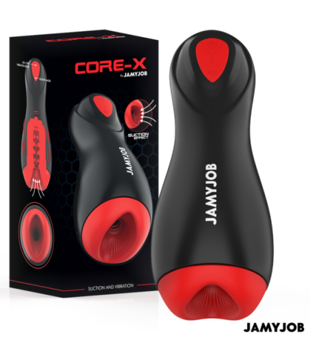 JAMYJOB - MASTURBATORE AUTOMATICO CORE-X 5 MODALIT? DI ASPIRAZIONE E VIBRAZIONE