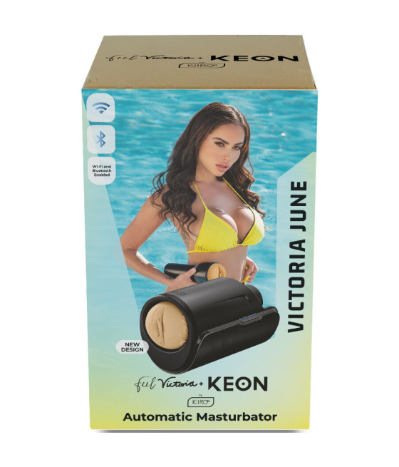 KIIROO - KEON WIFI COMBO VICTORIA JUNE MASTURBATORE AUTOMATICO + FEEL STROKER