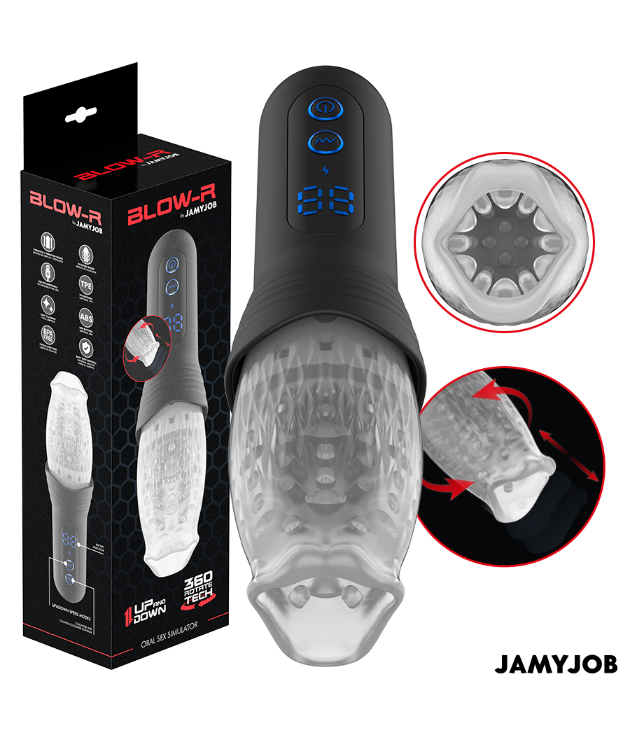 JAMYJOB - MASTURBATORE BLOW-R CON SPINTA E ROTAZIONE