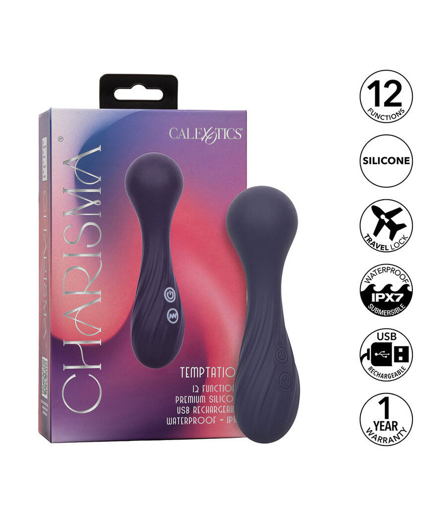 CALEXOTICS - CHARISMA TEMPTATION MASSAGGIATORE 12 FUNZIONI VIOLA