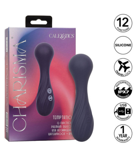 CALEXOTICS - CHARISMA TEMPTATION MASSAGGIATORE 12 FUNZIONI VIOLA