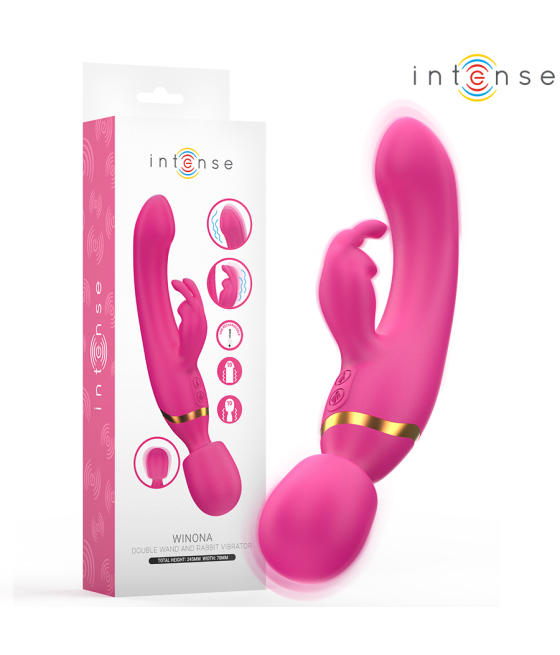 INTENSE - WINONA DOPPIO VIBRATORE CONIGLIO E BACCHETTA