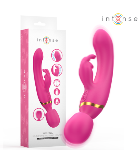 INTENSE - WINONA DOPPIO VIBRATORE CONIGLIO E BACCHETTA