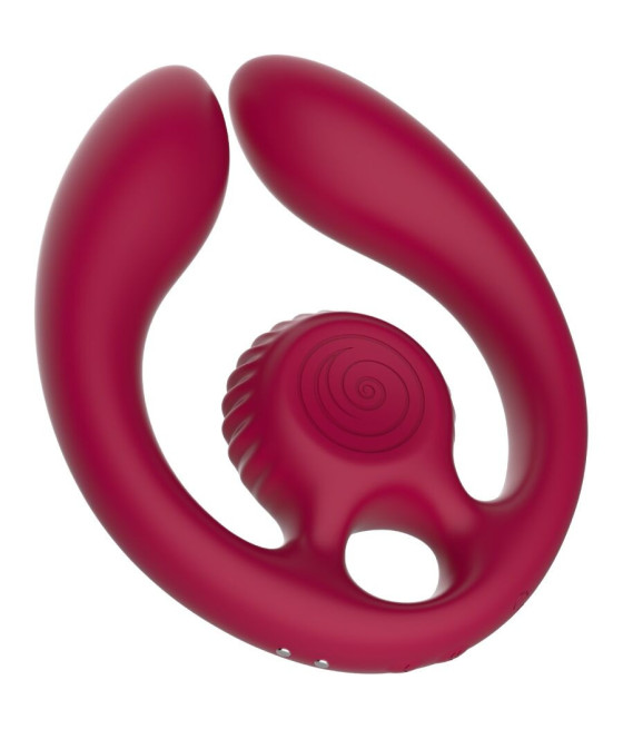 SNAIL VIBE - GIZI DUO STIMOLATORE DI COPPIA TELECOMANDO BORDEAUX