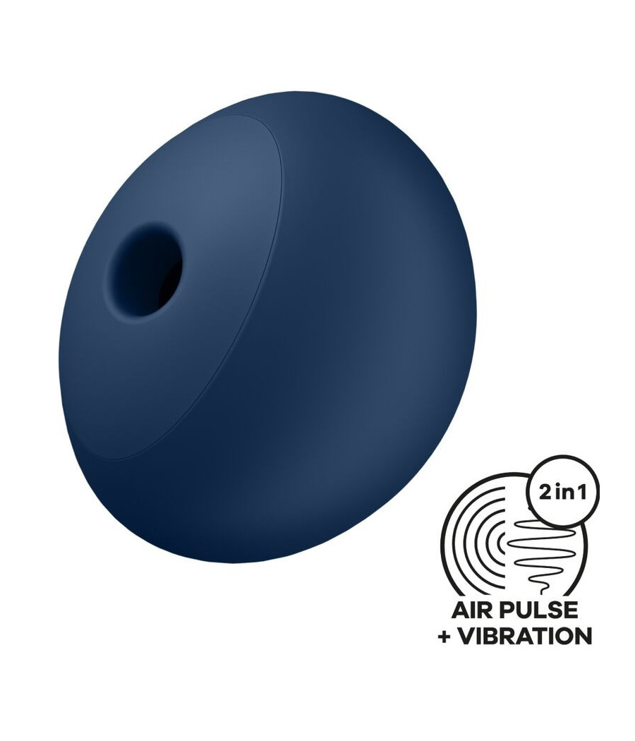 SATISFYER - AIR POWER 4 STIMOLATORE E VIBRATORE 12 VIBRAZIONI BLU