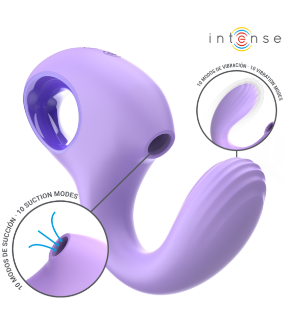 INTENSE - VIBRATORE E STIMOLATORE BAXTER VIOLA