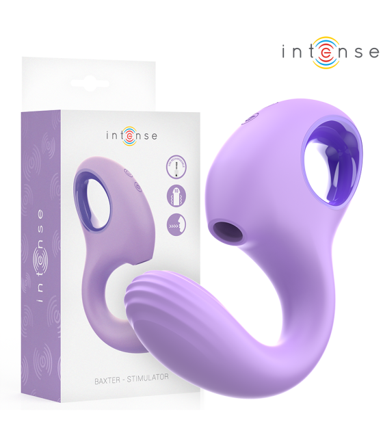 INTENSE - VIBRATORE E STIMOLATORE BAXTER VIOLA