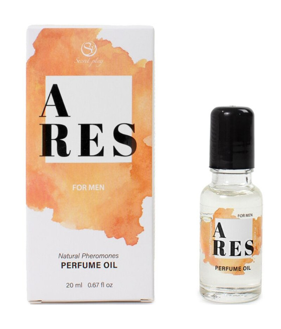 SECRETPLAY - ARES PROFUMO NATURALE FEROMONI IN OLIO PER UOMO 20 ML
