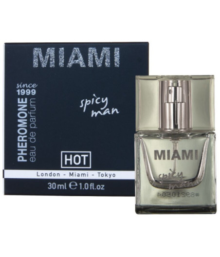 HOT - PROFUMO AI FEROMONI MIAMI SPICY MAN 30 ML
