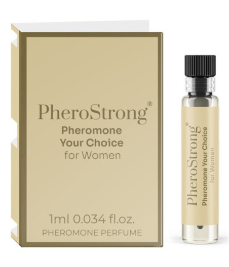 PHEROSTRONG - PROFUMO AI FEROMONI LA TUA SCELTA PER DONNA 1 ML