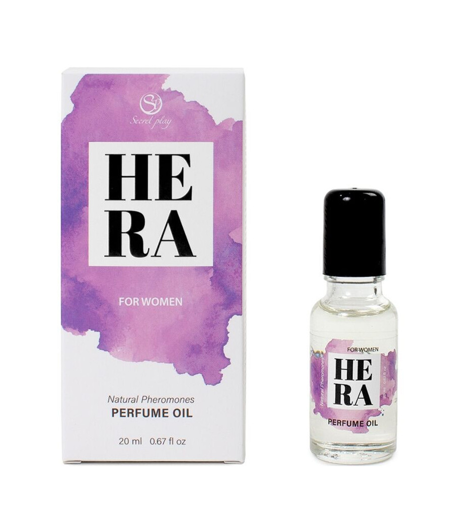 SECRETPLAY - HERA PROFUMO NATURALE FEROMONI IN OLIO PER DONNA 20 ML