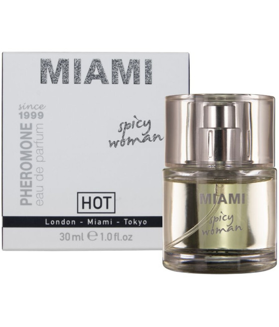 HOT - PROFUMO AI FEROMONI MIAMI SPICY WOMAN 30 ML