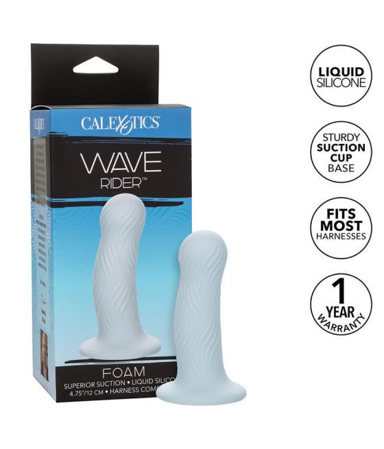CALEXOTICS - WAVE RIDER FOAM ANAL PLUG BLU