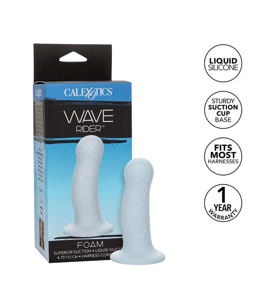 CALEXOTICS - WAVE RIDER FOAM ANAL PLUG BLU