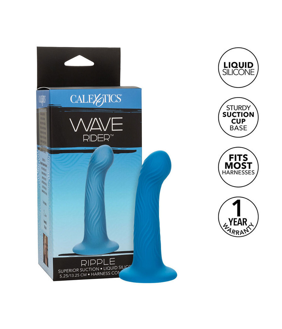 CALEXOTICS - WAVE RIDER RIPPLE ANAL PLUG BLU