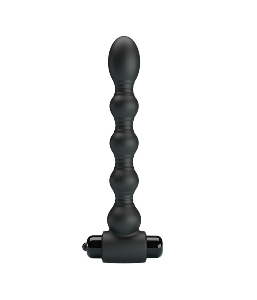 PRETTY LOVE - LYNN SILICONE ANAL PLUG 10 VIBRAZIONI NERO