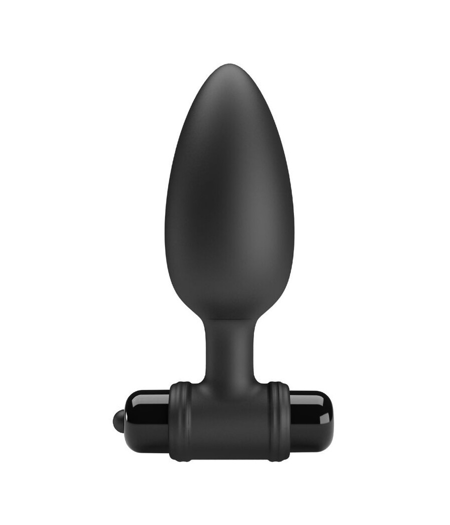 PRETTY LOVE - VIBRA BUTT PLUG 2 PLUG ANALE 10 VIBRAZIONI NERO
