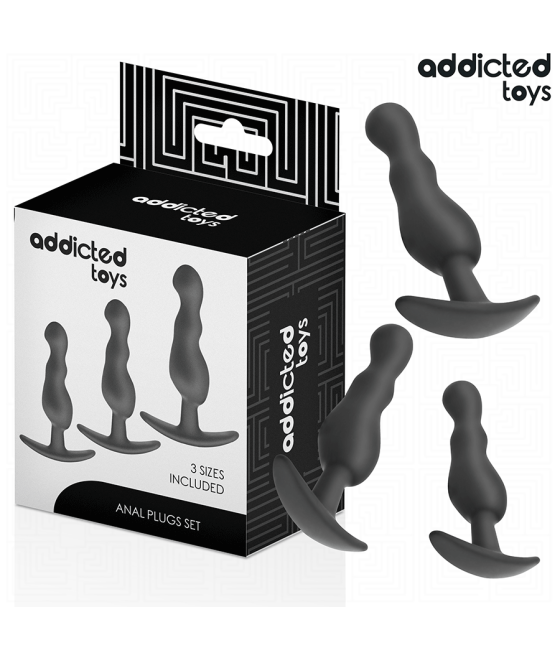 ADDICTED TOYS - SET DI 3 TAPPI ANALI MODELLO 1
