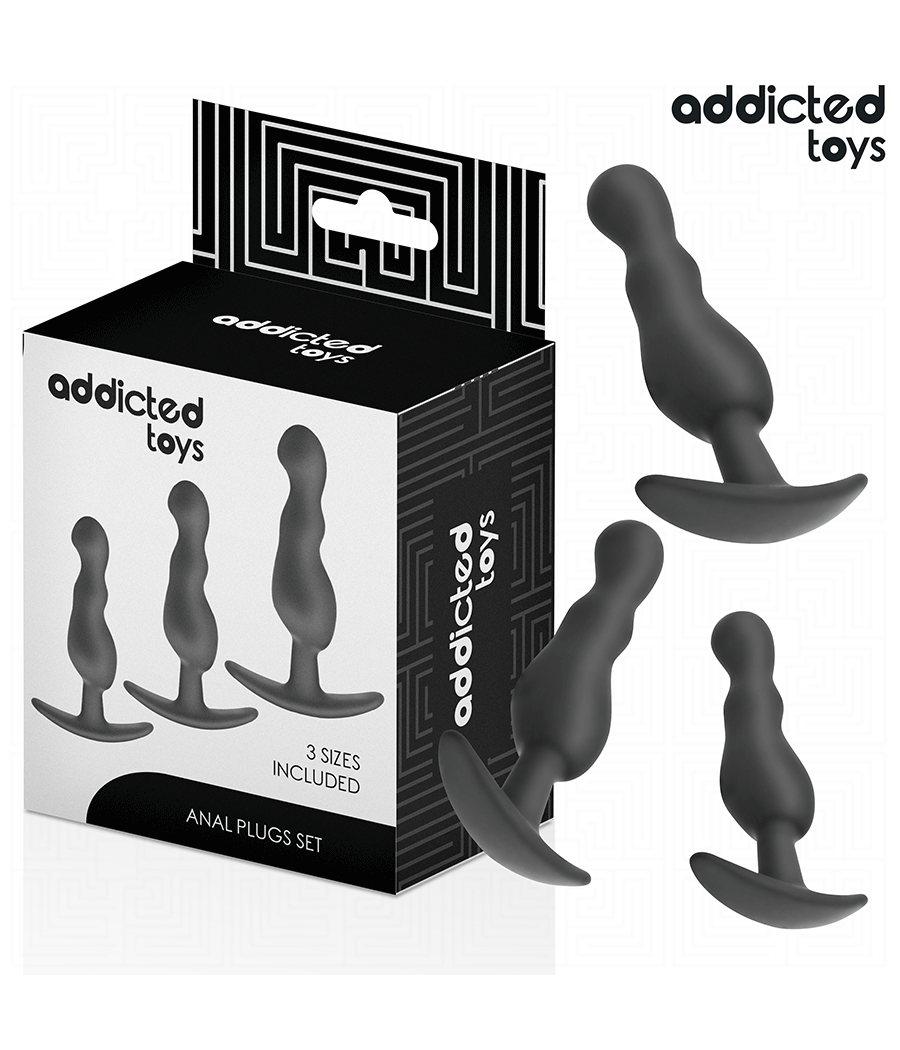 ADDICTED TOYS - SET DI 3 TAPPI ANALI MODELLO 1