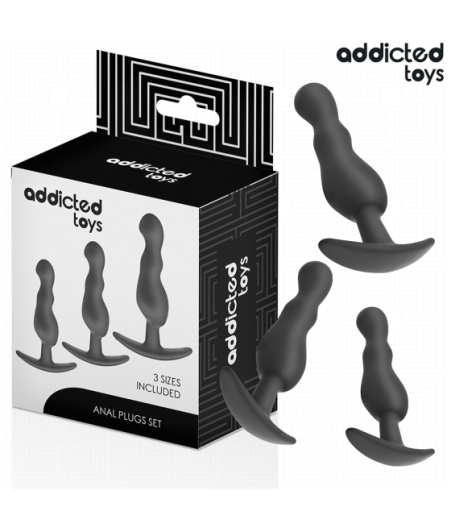 ADDICTED TOYS - SET DI 3 TAPPI ANALI MODELLO 1
