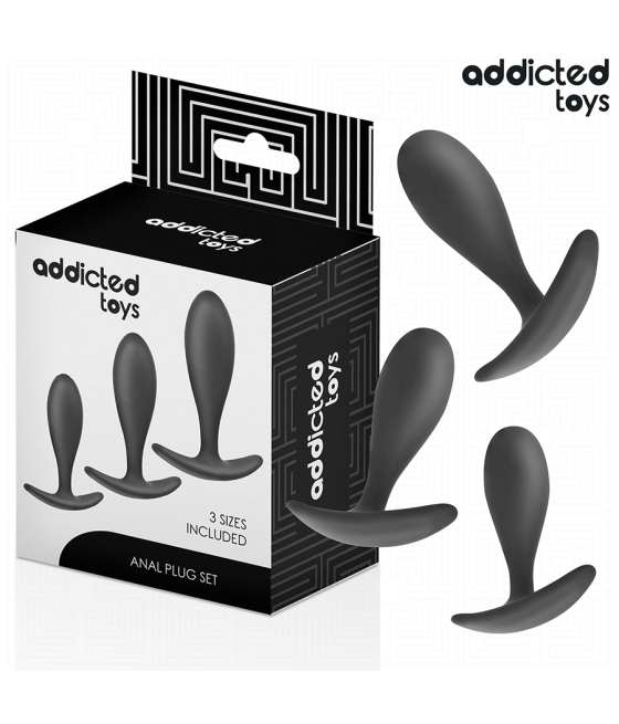 ADDICTED TOYS - SET DI 3 TAPPI ANALI MODELLO 2