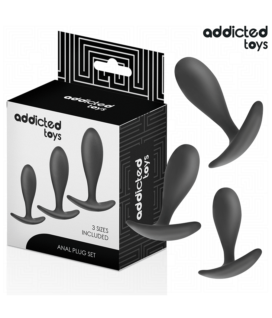ADDICTED TOYS - SET DI 3 TAPPI ANALI MODELLO 2