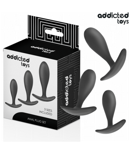 ADDICTED TOYS - SET DI 3 TAPPI ANALI MODELLO 2