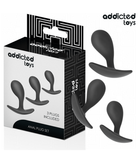 ADDICTED TOYS - SET DI 3 TAPPI ANALI MODELLO 3