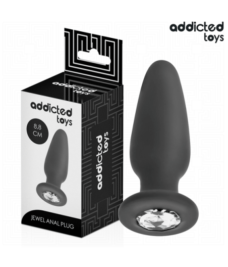 ADDICTED TOYS - PLUG ANALE CON GIOIELLO TAGLIA S 8,8 CM