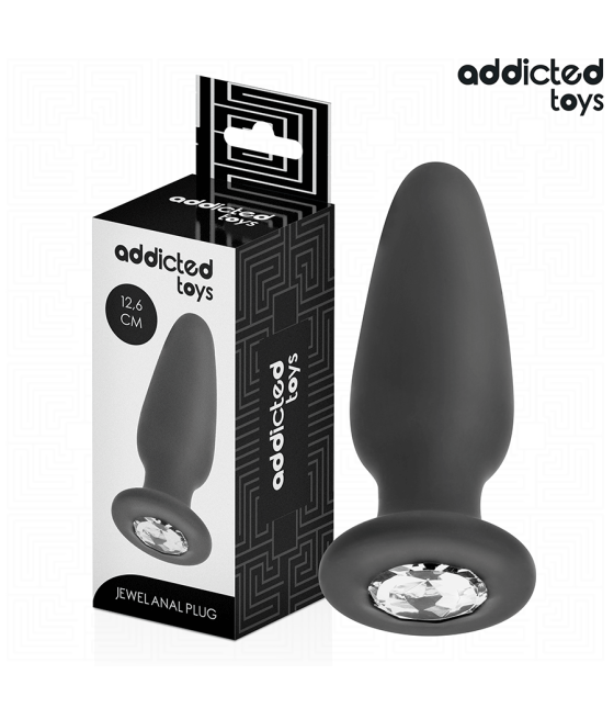 ADDICTED TOYS - PLUG ANALE CON GIOIELLO TAGLIA L 12,6 CM