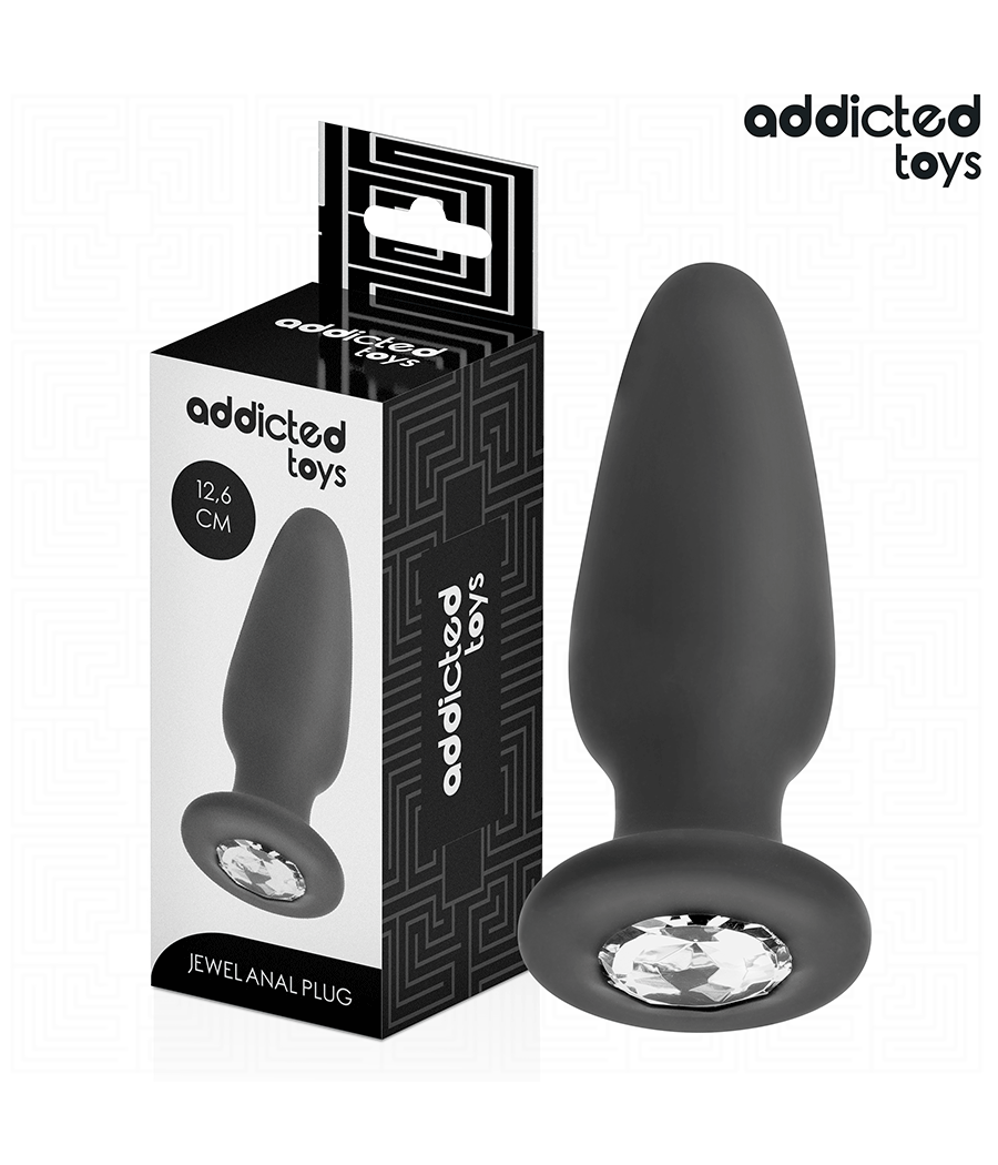 ADDICTED TOYS - PLUG ANALE CON GIOIELLO TAGLIA L 12,6 CM