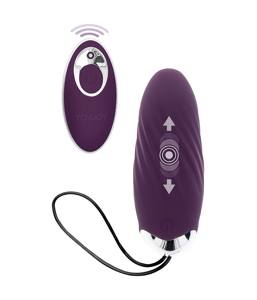 TOYJOY - FELICIT? KNOCK KNOCK EGGSTAVAGANT VIBRATORE TELECOMANDO VIOLA