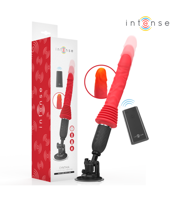 INTENSE - CYNTHIA VIBRATORE A SPINTA CON TELECOMANDO E CALORE