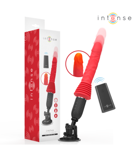 INTENSE - CYNTHIA VIBRATORE A SPINTA CON TELECOMANDO E CALORE