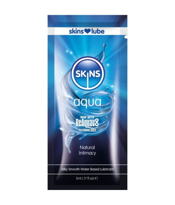 SKINS - AQUA LUBRIFICANTE A BASE D'ACQUA MONODOSE 5 ML