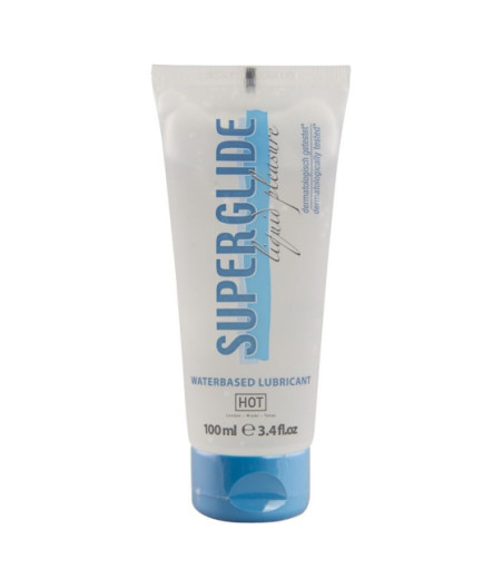 HOT - SUPERGLIDE LIQUID PLEASURE LUBRIFICANTE A BASE D'ACQUA 100 ML