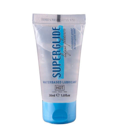 HOT - SUPERGLIDE LIQUID PLEASURE LUBRIFICANTE A BASE D'ACQUA 30 ML