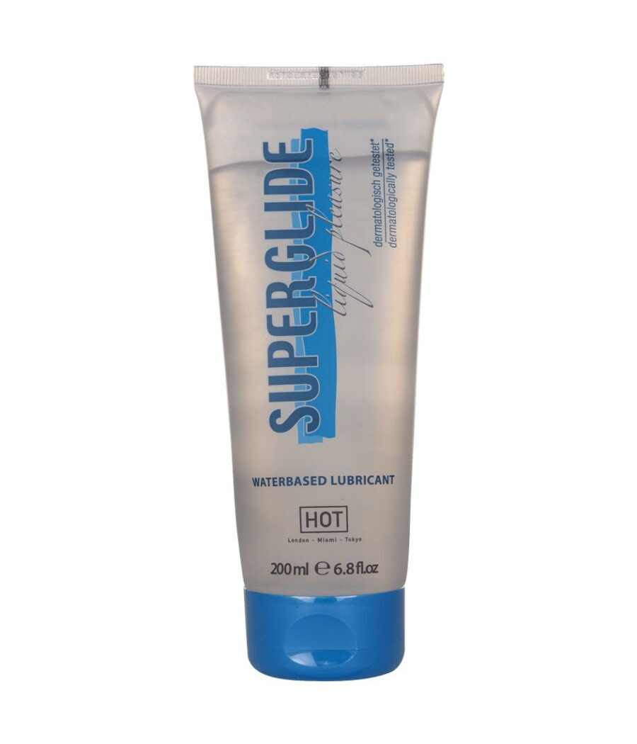 HOT - SUPERGLIDE LIQUID PLEASURE LUBRIFICANTE A BASE D'ACQUA 200 ML