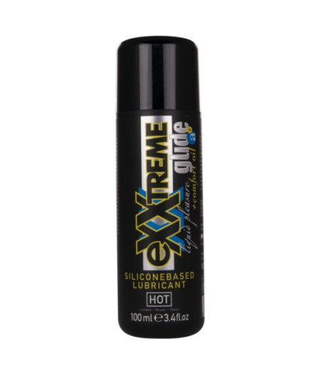 HOT - EXXTREME GLIDE LUBRIFICANTE A BASE DI SILICONE + OLIO COMFORT A+ 100 ML