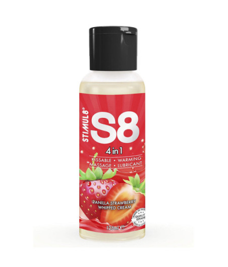 STIMUL8 - S8 LUBRIFICANTE 4 IN 1 AL DESSERT ALLA FRAGOLA 125 ML