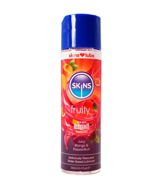 SKINS - LUBRIFICANTE FRUTTATO A BASE D'ACQUA MANGO E FRUTTO DELLA PASSIONE 130 ML
