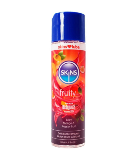 SKINS - LUBRIFICANTE FRUTTATO A BASE D'ACQUA MANGO E FRUTTO DELLA PASSIONE 130 ML