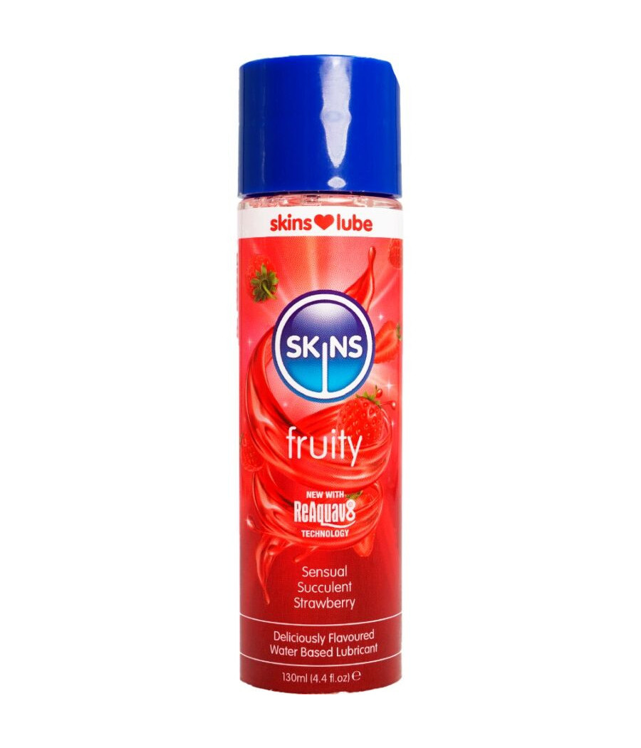 SKINS - LUBRIFICANTE FRUTTATO A BASE D'ACQUA FRAGOLA 130 ML