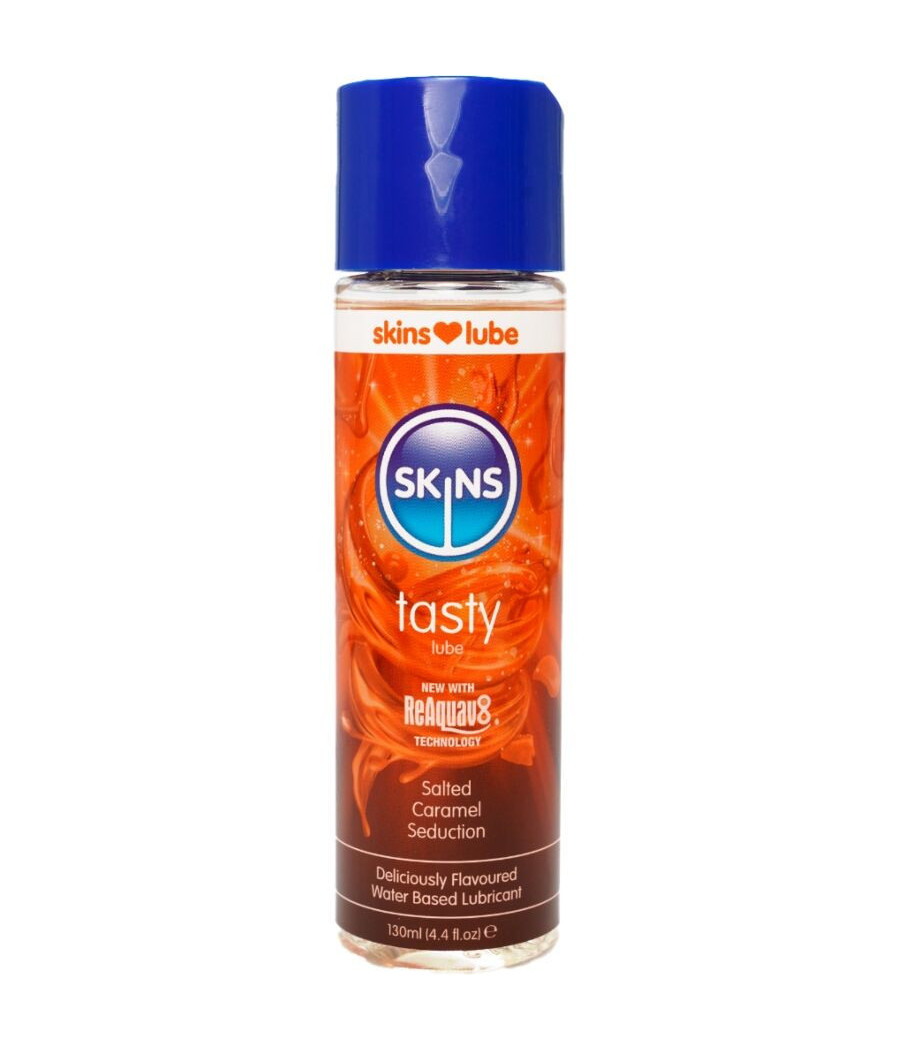 SKINS - LUBRIFICANTE GUSTOSO A BASE D'ACQUA CARAMELLO SALATO 130 ML