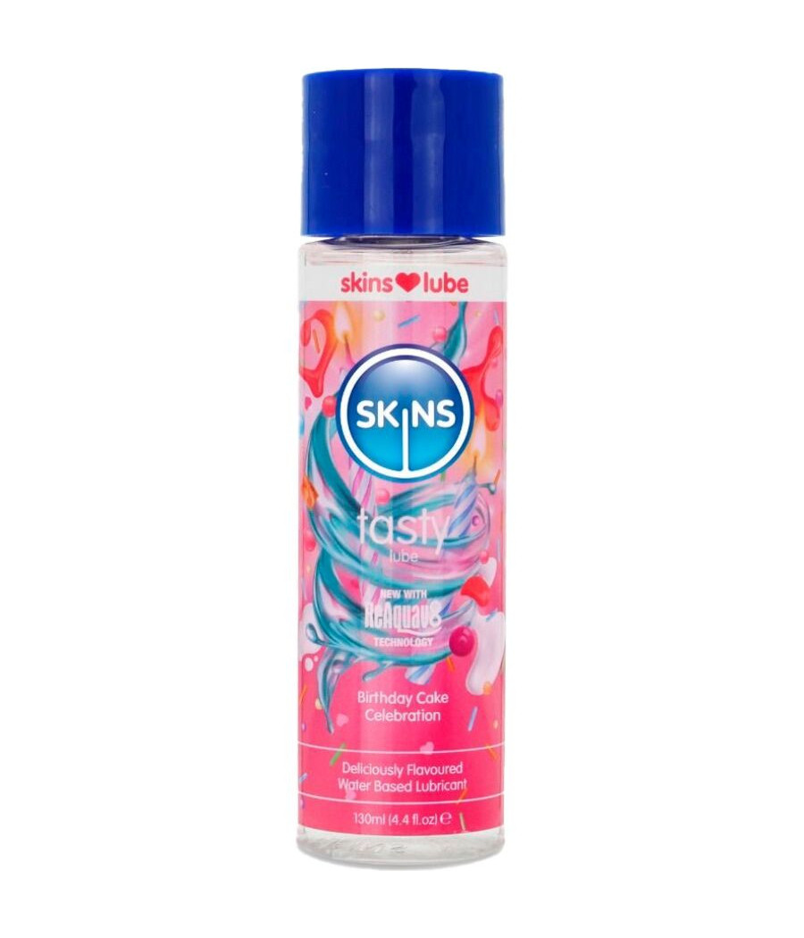 SKINS - LUBRIFICANTE GUSTOSO A BASE D'ACQUA PER TORTA DI COMPLEANNO 130 ML