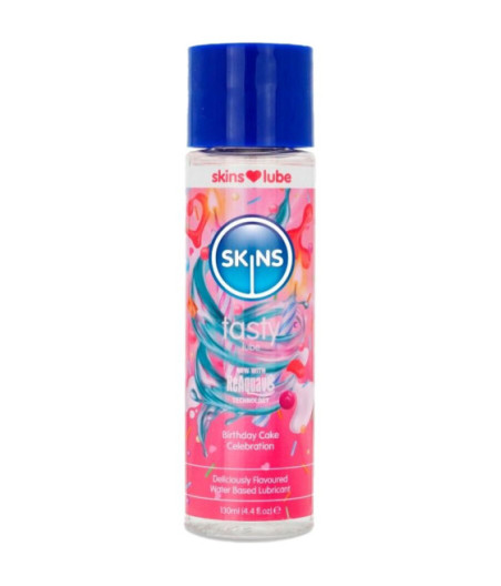 SKINS - LUBRIFICANTE GUSTOSO A BASE D'ACQUA PER TORTA DI COMPLEANNO 130 ML