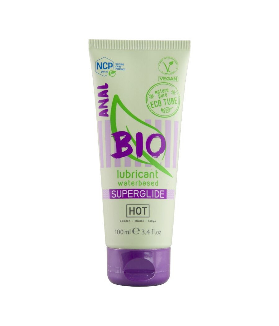 HOT - LUBRIFICANTE BIO A BASE D'ACQUA SUPERGLIDE ANAL 100 ML