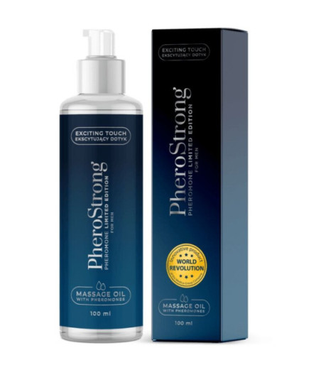 PHEROSTRONG - OLIO DA MASSAGGIO EDIZIONE LIMITATA PER UOMINI 100 ML
