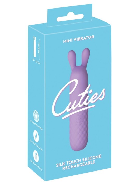 MINI VIBRATORE CUTIES - CONIGLIETTO LILLA