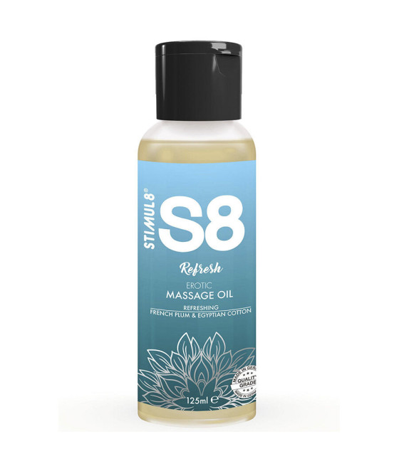 STIMUL8 - S8 OLIO DA MASSAGGIO IN COTONE REFRESH 125 ML